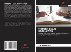 Capa do livro de MODERN LEGAL REGULATION 