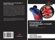 Bookcover of Prevention of sacrolumbalgia: A health challenge