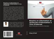 Capa do livro de Besoins en information et recherche d'information à l'ère d'Internet 
