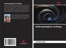 Обложка Anthropological writings