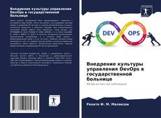 Buchcover von Внедрение культуры управления DevOps в государственной больнице