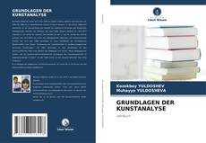 Portada del libro de GRUNDLAGEN DER KUNSTANALYSE