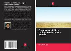 Buchcover von Creatio ex nihilo e teologia natural em Aquino