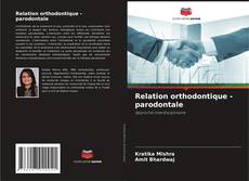 Bookcover of Relation orthodontique - parodontale