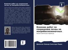 Buchcover von Влияние работ по сохранению почвы на макробеспозвоночных