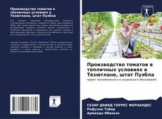 Portada del libro de Производство томатов в тепличных условиях в Тезютлане, штат Пуэбла