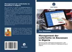 Buchcover von Management der Lieferkette im Bauwesen in Nigeria