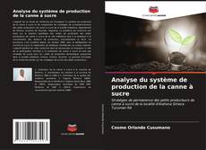 Capa do livro de Analyse du système de production de la canne à sucre 
