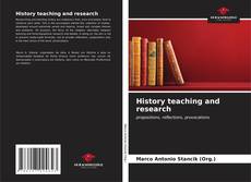 History teaching and research kitap kapağı