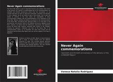 Buchcover von Never Again commemorations