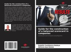 Capa do livro de Guide for the construction of a balanced scorecard in companies 