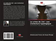 Capa do livro de Le crime de viol : une (re)lecture typologique 