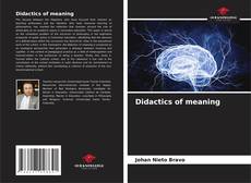 Buchcover von Didactics of meaning