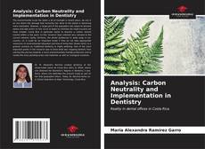 Capa do livro de Analysis: Carbon Neutrality and Implementation in Dentistry 