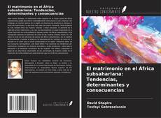 Buchcover von El matrimonio en el África subsahariana: Tendencias, determinantes y consecuencias