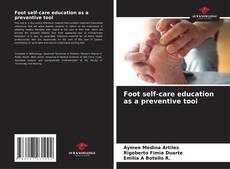 Portada del libro de Foot self-care education as a preventive tool