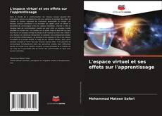 Capa do livro de L'espace virtuel et ses effets sur l'apprentissage 