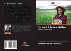 Capa do livro de Le droit à l'alimentation 