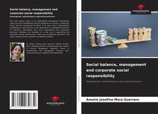 Buchcover von Social balance, management and corporate social responsibility