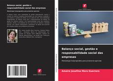 Capa do livro de Balanço social, gestão e responsabilidade social das empresas 