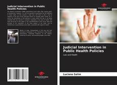 Capa do livro de Judicial Intervention in Public Health Policies 