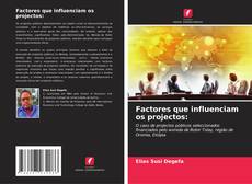 Bookcover of Factores que influenciam os projectos: