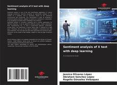 Portada del libro de Sentiment analysis of X text with deep learning