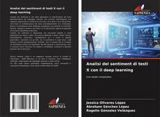 Capa do livro de Analisi del sentiment di testi X con il deep learning 