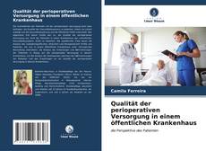 Capa do livro de Qualität der perioperativen Versorgung in einem öffentlichen Krankenhaus 