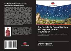 Capa do livro de L'effet de la formalisation du régime foncier coutumier 