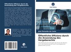 Buchcover von Öffentliche Effizienz durch die Anwendung des Vergaberechts