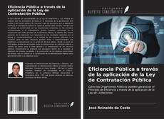 Capa do livro de Eficiencia Pública a través de la aplicación de la Ley de Contratación Pública 