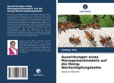 Auswirkungen eines Managementmodells auf die Honig-Wertschöpfungskette kitap kapağı