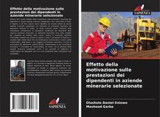 Portada del libro de Effetto della motivazione sulle prestazioni dei dipendenti in aziende minerarie selezionate