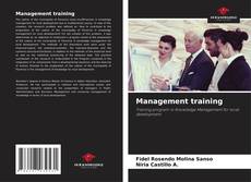 Capa do livro de Management training 