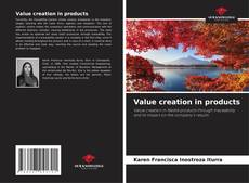 Capa do livro de Value creation in products 