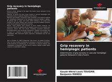 Buchcover von Grip recovery in hemiplegic patients