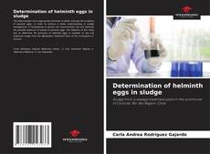 Buchcover von Determination of helminth eggs in sludge