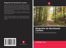 Portada del libro de Biografia de Bartolomé Lloréns