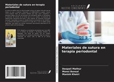 Capa do livro de Materiales de sutura en terapia periodontal 