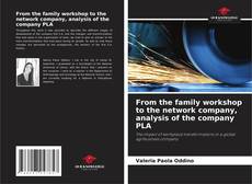 Buchcover von From the family workshop to the network company, analysis of the company PLA