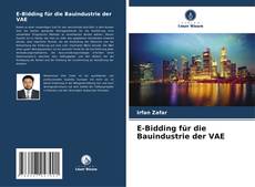 Bookcover of E-Bidding für die Bauindustrie der VAE
