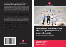 Buchcover von Identificação dos factores que afectam a personalidade e o desenvolvimento
