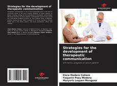 Capa do livro de Strategies for the development of therapeutic communication 