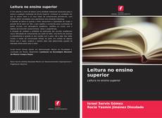 Capa do livro de Leitura no ensino superior 