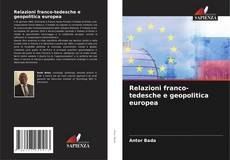 Capa do livro de Relazioni franco-tedesche e geopolitica europea 