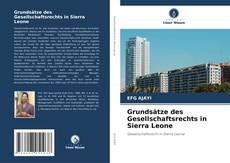 Bookcover of Grundsätze des Gesellschaftsrechts in Sierra Leone
