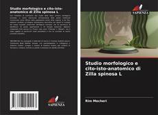 Buchcover von Studio morfologico e cito-isto-anatomico di Zilla spinosa L