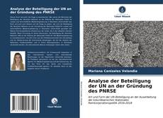 Buchcover von Analyse der Beteiligung der UN an der Gründung des PNRSE