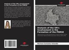 Couverture de Analysis of the UN's Involvement in the Formation of the PNRSE